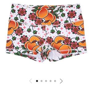 Rokfit peach booty shorts size XS